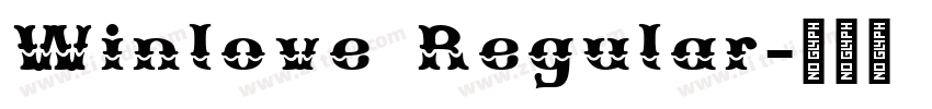 Winlove Regular字体转换
